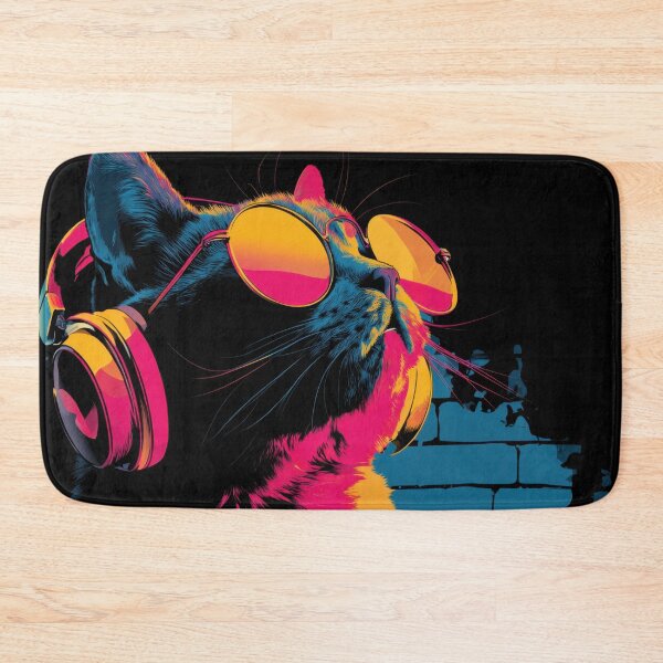Item preview, Cool cat listening to music designed and sold by anytka.