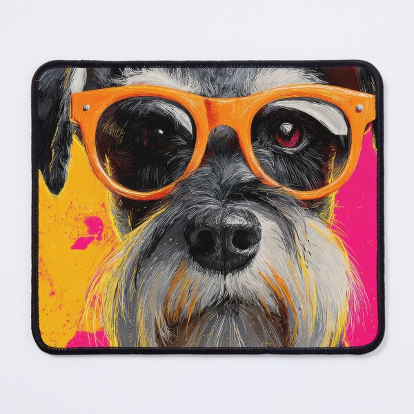 Item preview, Cute dog with orange glasses smiling designed and sold by anytka.