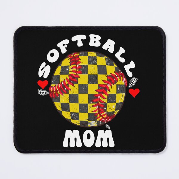 Item preview, Softball Mom Checkered Ball Design designed and sold by LashondaGreen89.