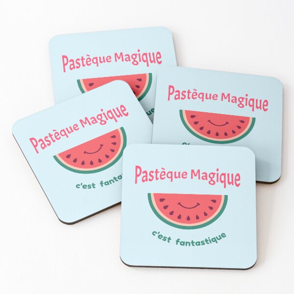 Item preview, Pastèque Magique Cute Retro Watermelon Pop Art designed and sold by AbsoluteMotif.