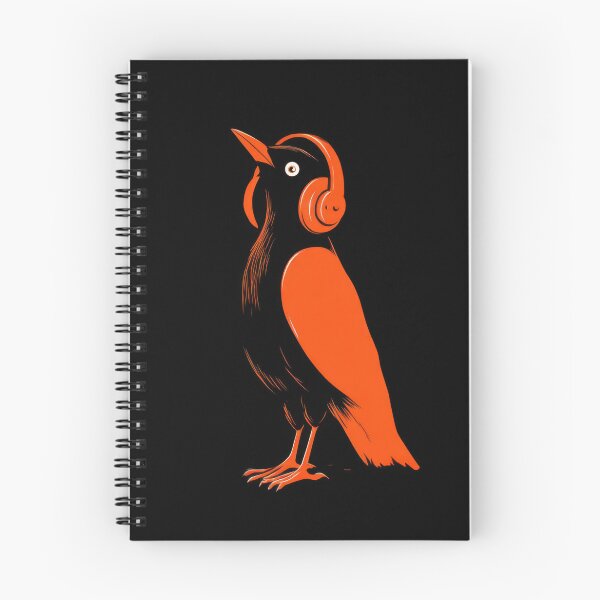 Item preview, Bird with headphones jams designed and sold by anytka.