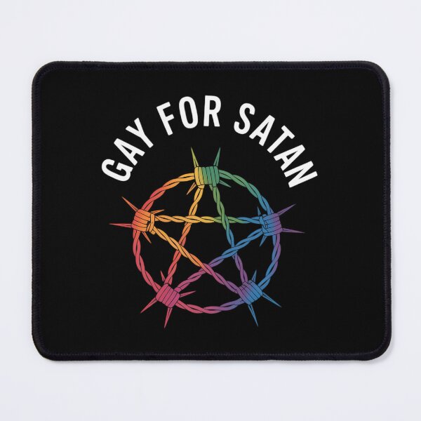 Item preview, All Hail Gay Satan Lgbt Goth Gay Pride Baphomet designed and sold by sailorjessiArt.