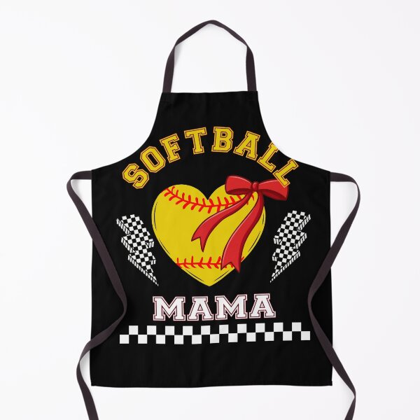 Item preview, Softball Mama Heart Bow Design designed and sold by LashondaGreen89.