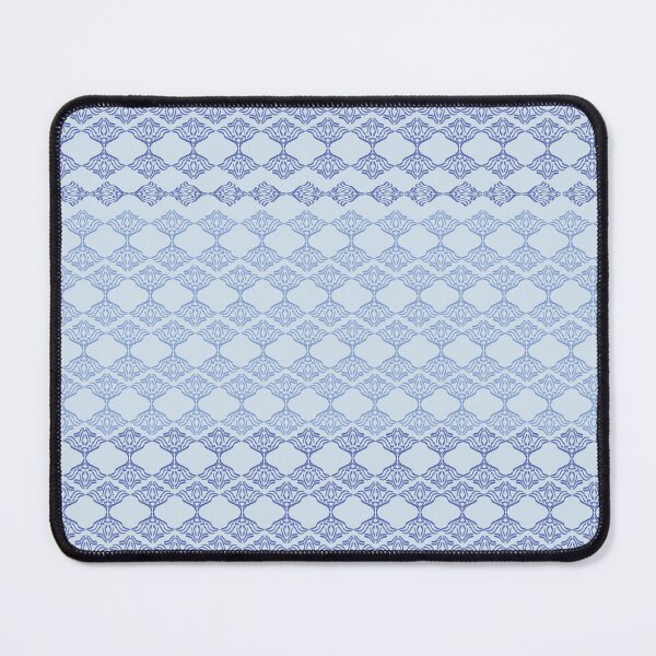 Item preview, Seamless ikat tribal pattern in blue tones designed and sold by ChaReePat.