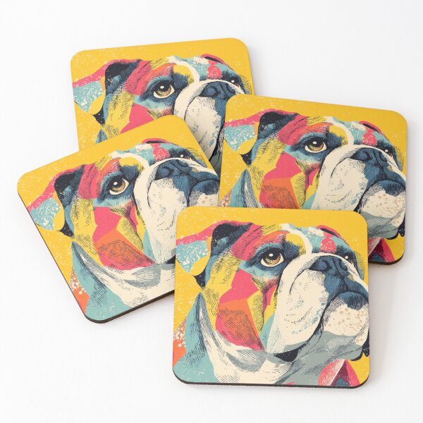 Item preview, Bright bulldog artwork designed and sold by anytka.