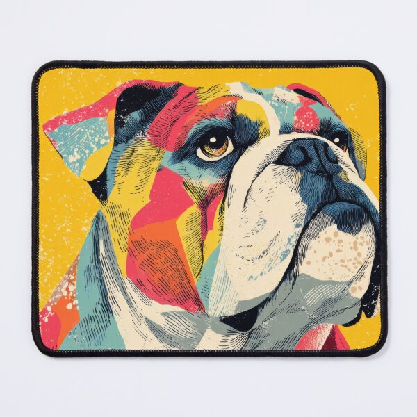 Item preview, Bright bulldog artwork designed and sold by anytka.