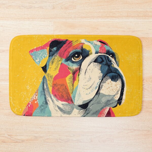 Item preview, Bright bulldog artwork designed and sold by anytka.