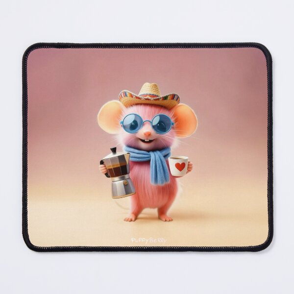 Item preview, Cozy Coffee Morning With Mousy designed and sold by PuppyBerry.