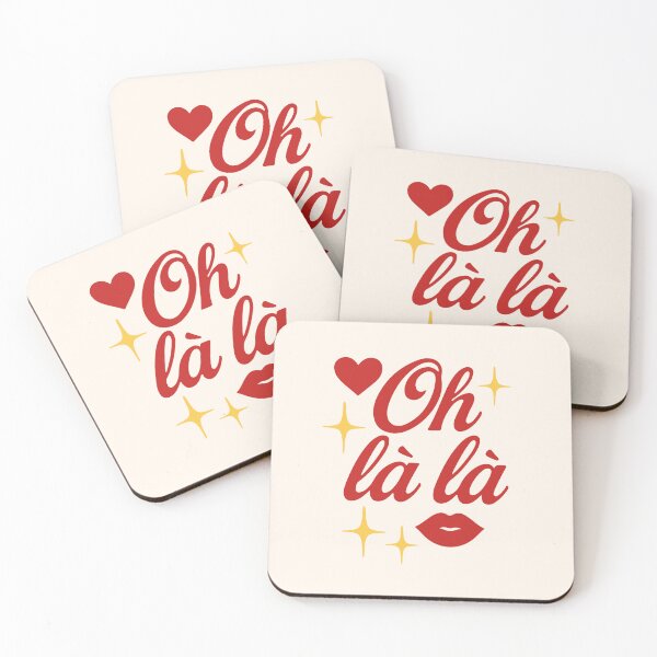 Item preview, Oh Là Là Cute Retro French Emotion Art designed and sold by AbsoluteMotif.