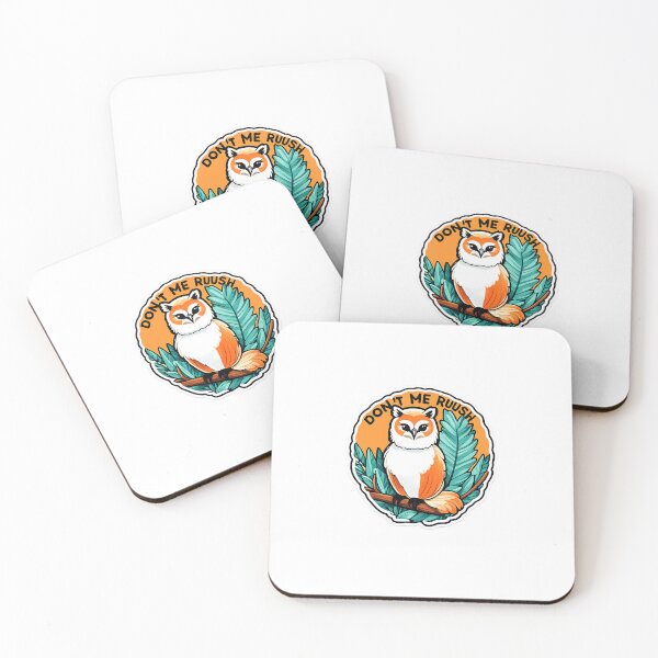 Item preview, Don't Me Ruush Orange Fox Sticker designed and sold by WX-ST.