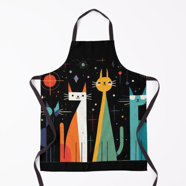 Item preview, Colorful cats in space with stars designed and sold by anytka.