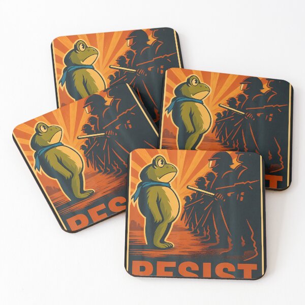 Item preview, Frog Resist Portland Frog Protest - Portland Frog Activist  designed and sold by Soratravels.