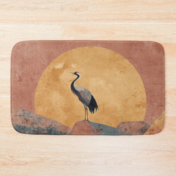 Item preview, Bird stands on rock during sunset designed and sold by anytka.