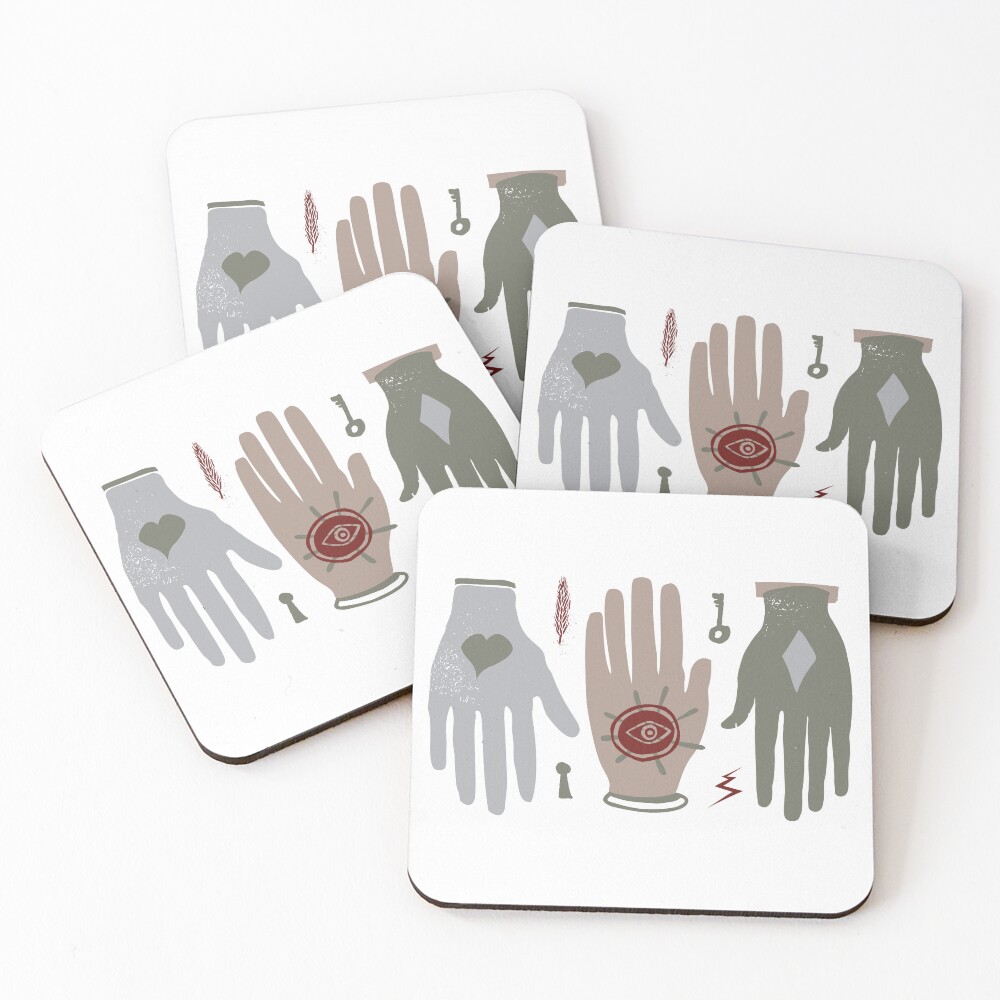 Item preview, Coasters (Set of 4) designed and sold by LittleCatten.