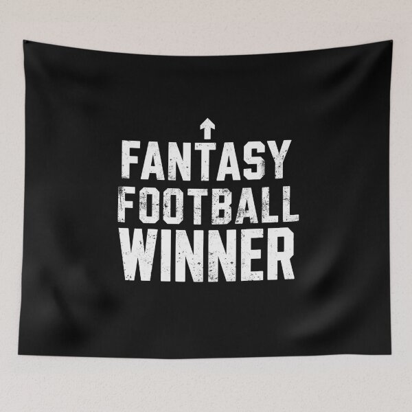 Item preview, Fantasy Football Winner Funny Sports Typography T-Shirt Design designed and sold by Kavya Art.