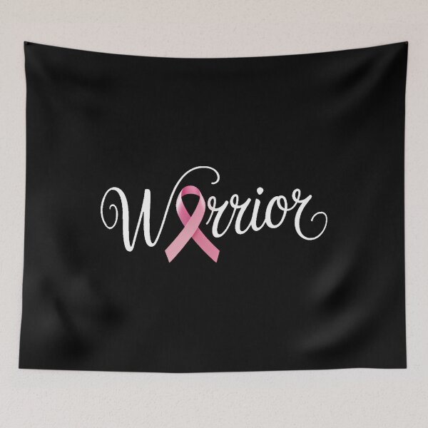 Item preview, Breast Cancer Warrior Breast Cancer Awareness Pink Ribbon designed and sold by SapfireStuArt.