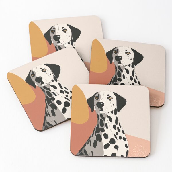 Item preview, Dalmatian dog in a simple art scene designed and sold by anytka.