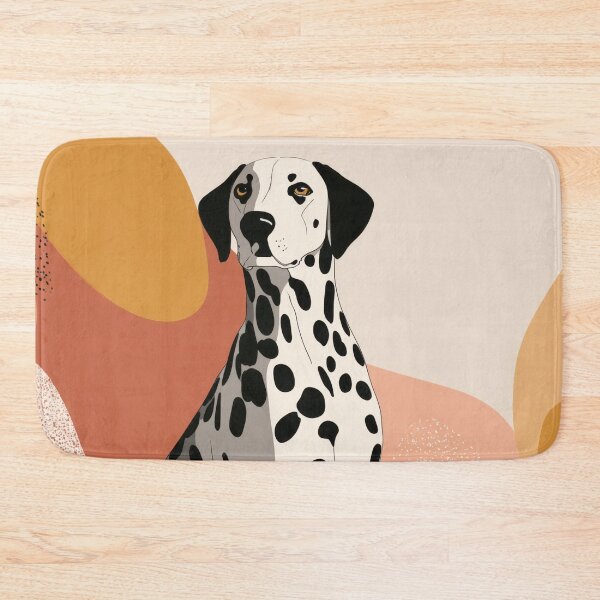 Item preview, Dalmatian dog in a simple art scene designed and sold by anytka.