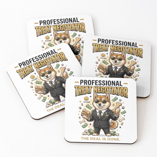 Item preview, Shiba Inu Professional Treat Negotiator designed and sold by pradeepvisuals.