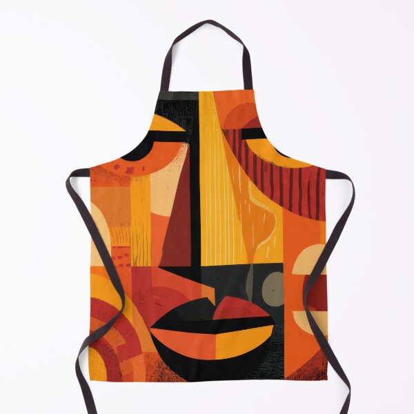 Item preview, Colorful abstract face with shapes designed and sold by anytka.