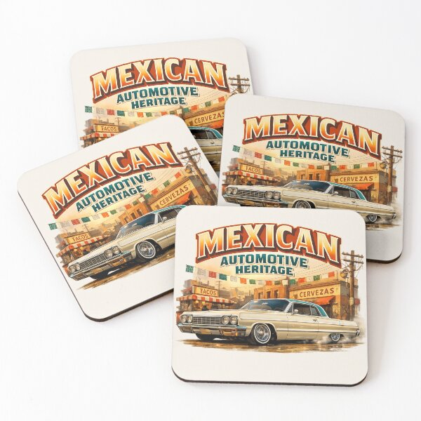 Item preview, Mexican Automotive Heritage Lowrider designed and sold by Retro Arabica.