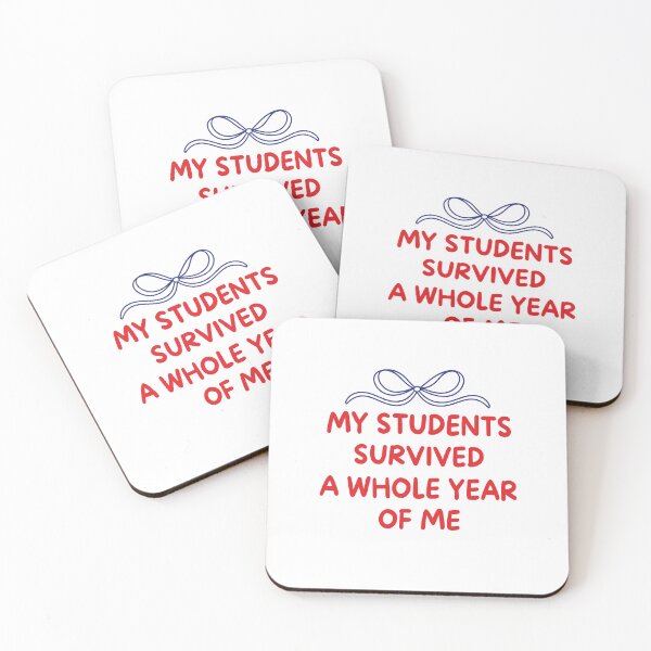 Item preview, My Students Survived A Whole Year of Me Funny Teacher Retro designed and sold by kiralynstration.