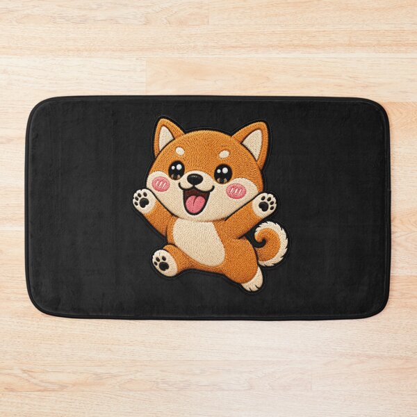 Item preview, Excited Baby Shiba Inu Embroidery Patch designed and sold by ColorSplash123.