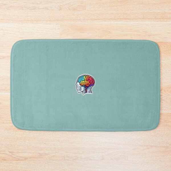Item preview, Colorful Anatomical Human Brain Art Sticker designed and sold by WX-ST.