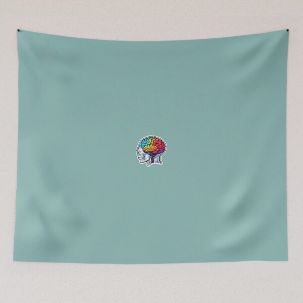 Item preview, Colorful Anatomical Human Brain Art Sticker designed and sold by WX-ST.