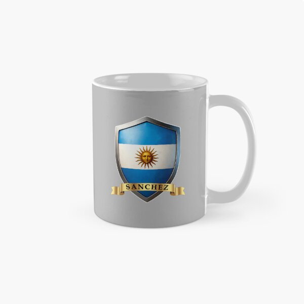Item preview, Sanchez Argentina Heritage Emblem Shield designed and sold by Highlandkings.