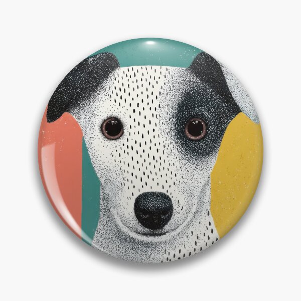 Item preview, Unique marked cute dog sits designed and sold by anytka.