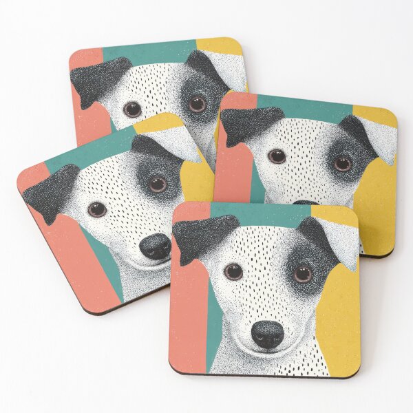 Item preview, Unique marked cute dog sits designed and sold by anytka.