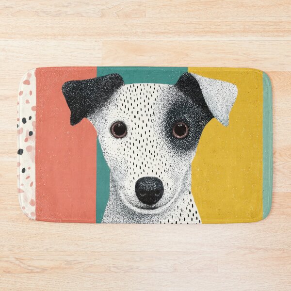 Item preview, Unique marked cute dog sits designed and sold by anytka.