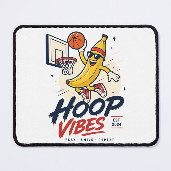 Item preview, Hoop Vibes Funny Banana Basketball Player Retro Sports Design designed and sold by kiralynstration.