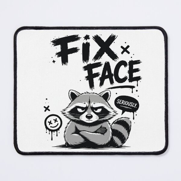 Item preview, Fix Your Face Funny Sarcastic Quote Retro Humor Design designed and sold by kiralynstration.