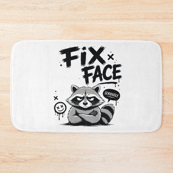 Item preview, Fix Your Face Funny Sarcastic Quote Retro Humor Design designed and sold by kiralynstration.