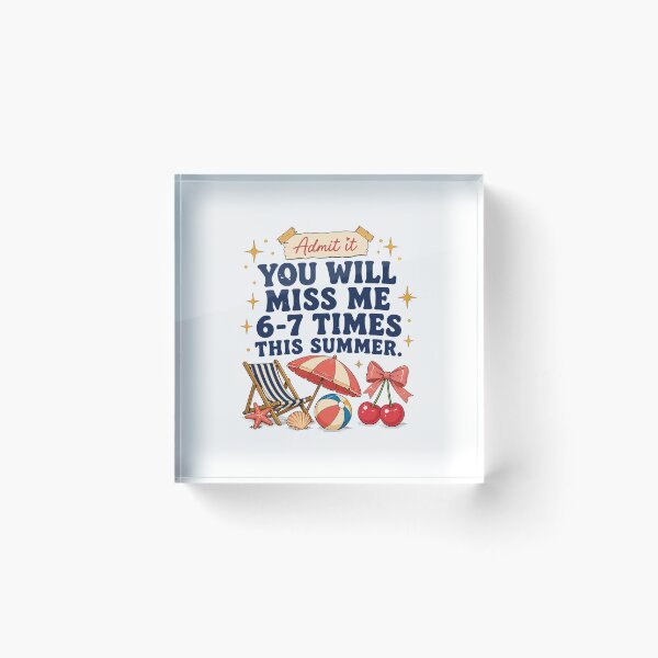 Item preview, Last Day of School Admit It You’ll Miss Me Funny Teacher designed and sold by kiralynstration.