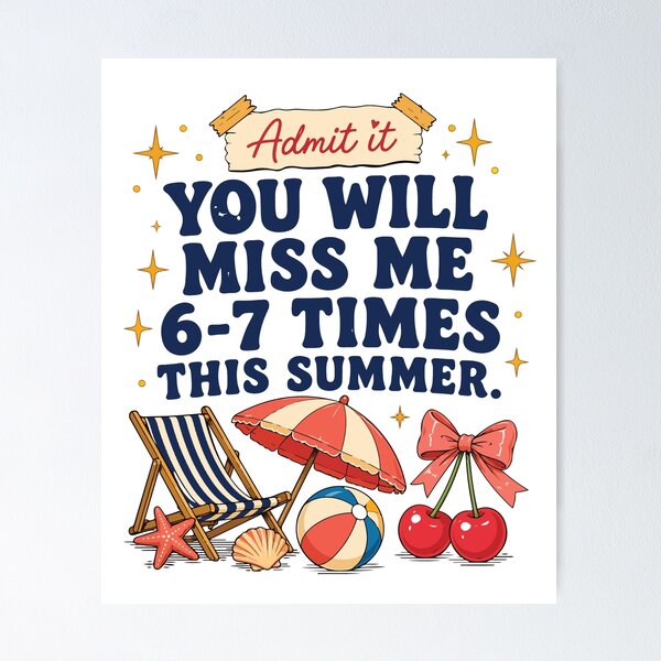 Item preview, Last Day of School Admit It You’ll Miss Me Funny Teacher designed and sold by kiralynstration.