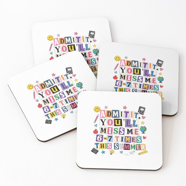 Item preview, Admit It You’ll Miss Me Funny Teacher Matching School Retro designed and sold by kiralynstration.