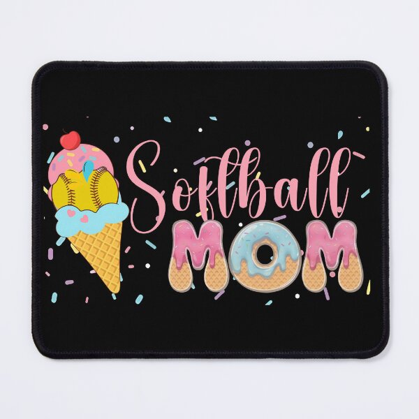 Item preview, Softball Mom Ice Cream Cute Design designed and sold by LashondaGreen89.