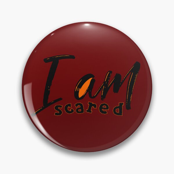 Item preview, I Am Scared - Hand Drawn Anxiety Fear Typography designed and sold by Ihor Ivanov.