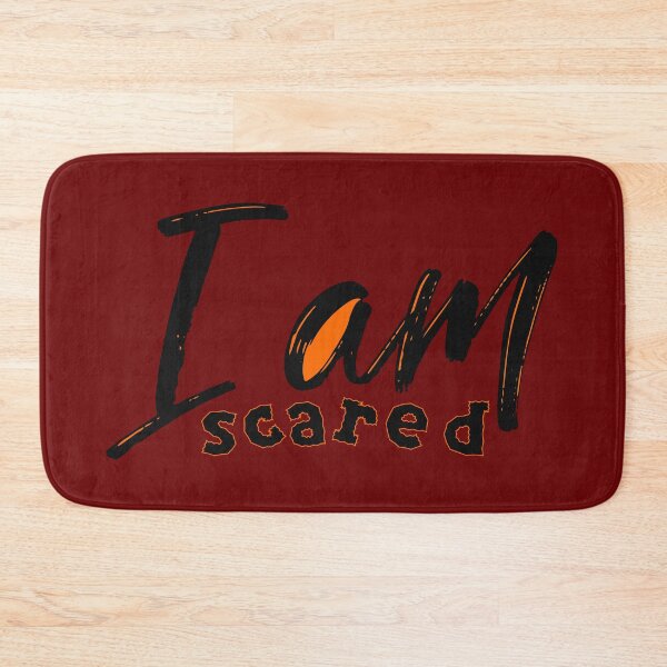 Item preview, I Am Scared - Hand Drawn Anxiety Fear Typography designed and sold by Ihor Ivanov.