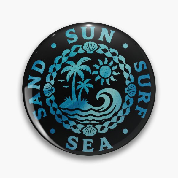 Item preview, Sun Sand Surf Sea Coastal Summer Design designed and sold by trajeado14.