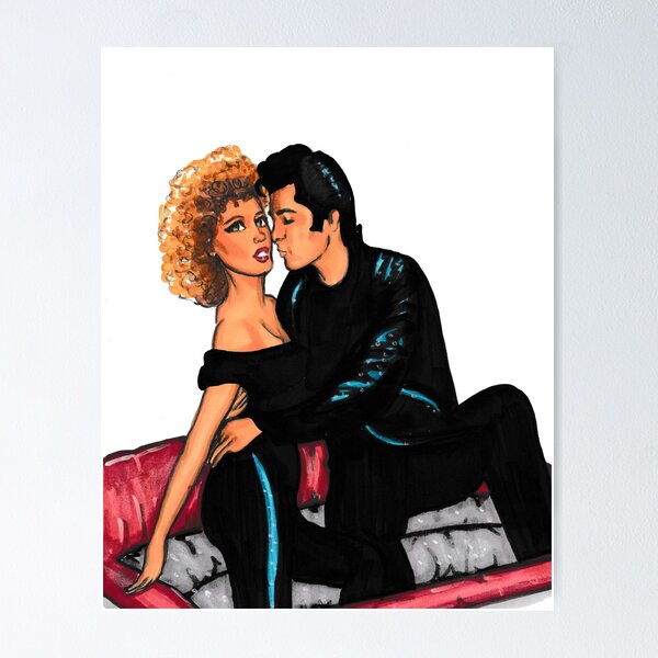 Item preview, John Travolta and Olivia Newton-John designed and sold by icongallery.