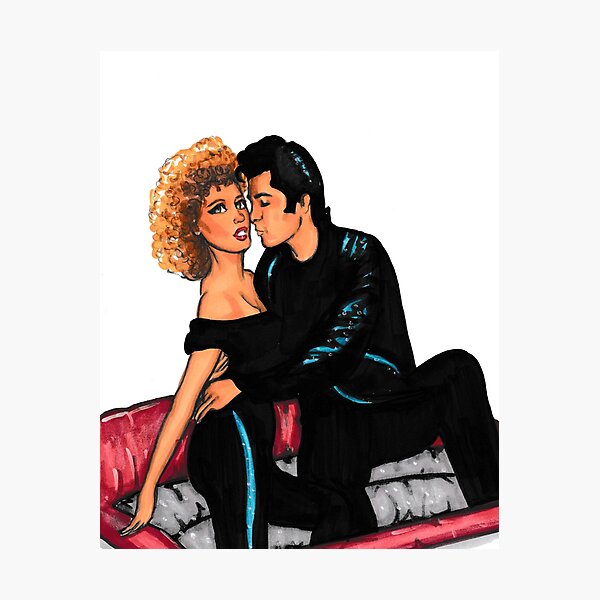 Item preview, John Travolta and Olivia Newton-John designed and sold by icongallery.