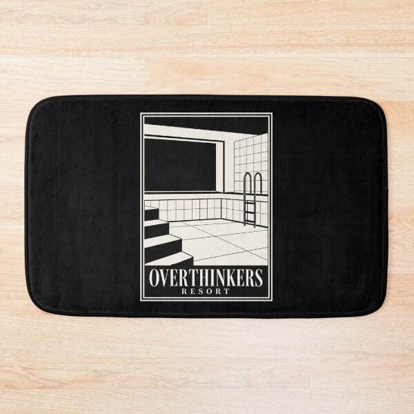 Item preview, Overthinkers Resort Minimalist T-Shirt – Introvert Pool Design designed and sold by Lyfeinsights.