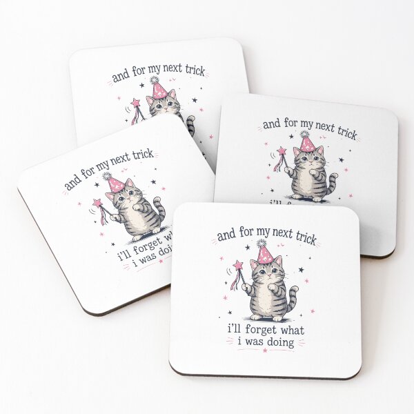 Item preview, And For My Next Trick I’ll Forget What I Was Doing Funny Cat designed and sold by kiralynstration.