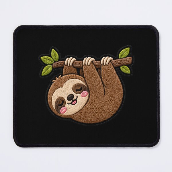 Item preview, Lazy Baby Sloth Embroidery Patch designed and sold by ColorSplash123.