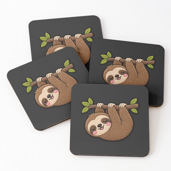 Item preview, Lazy Baby Sloth Embroidery Patch designed and sold by ColorSplash123.