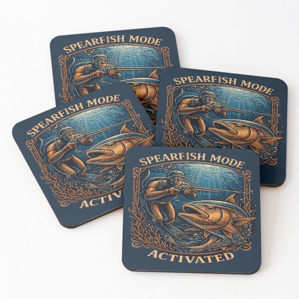 Item preview, Spearfish Mode Activated – Vintage Spearfishing Diver Tee designed and sold by ArthUpscale.